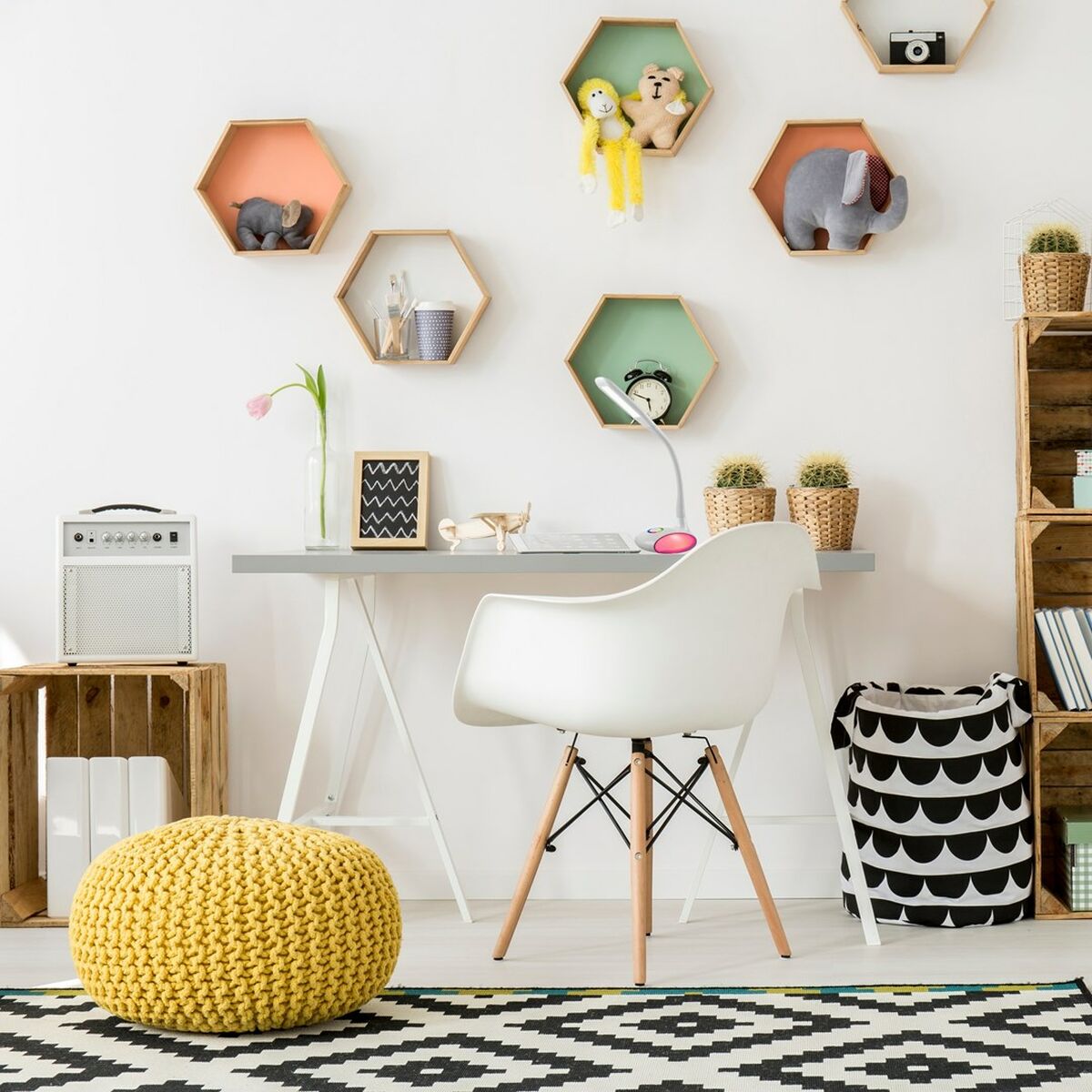 Настольная лампа Activejet AJE-VENUS RGB Белый Пластик 5 W 16 x 5 x 16 cm-3