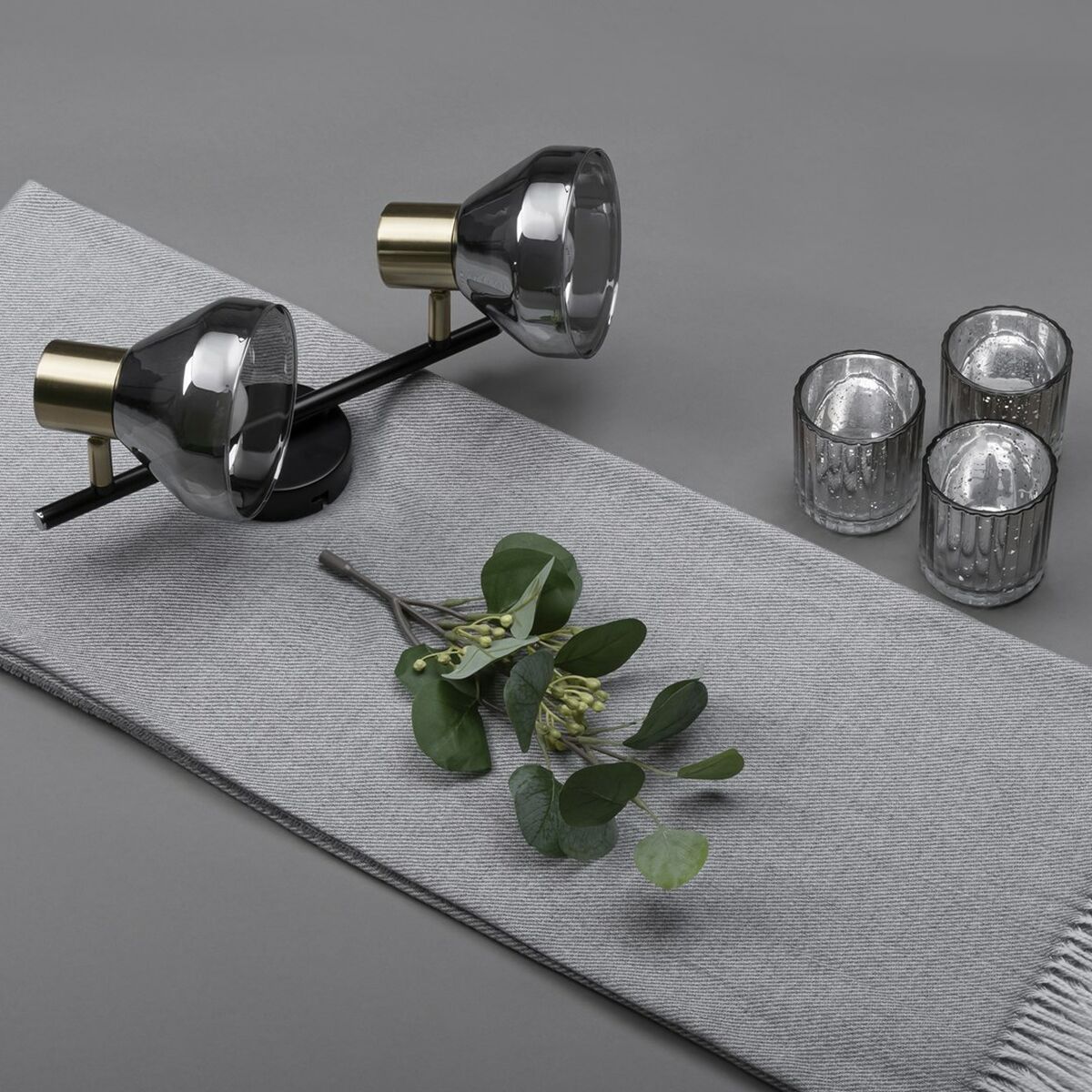 Потолочный светильник Activejet AJE-LISA 2P Чёрный Позолоченный Металл 40 W-8