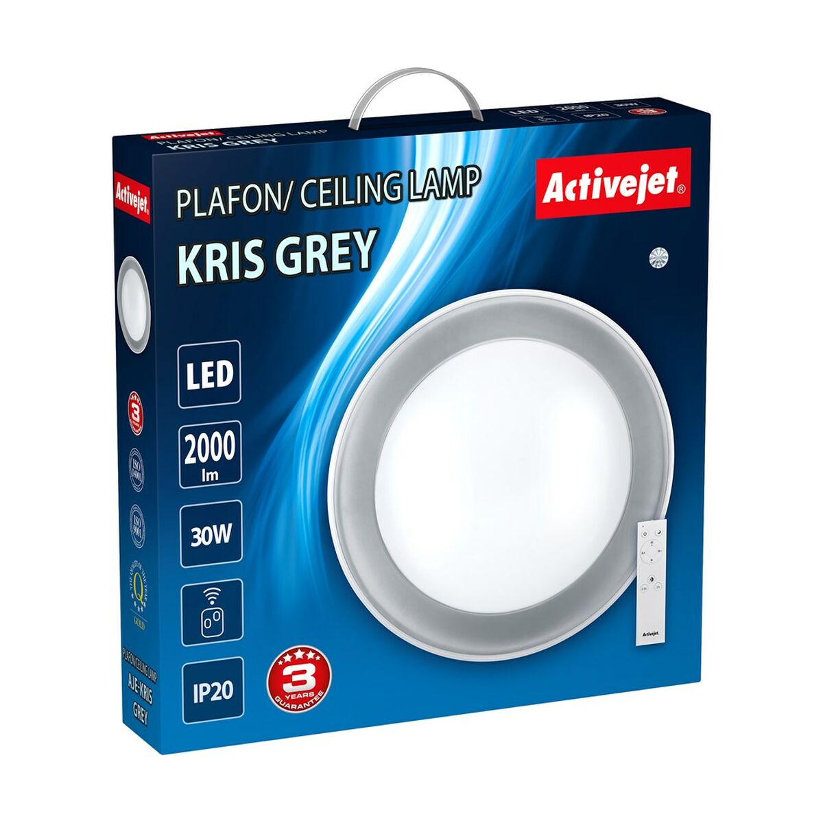 Потолочный светильник Activejet LED  AJE-KRIS Белый 30 W (6500 K)-3