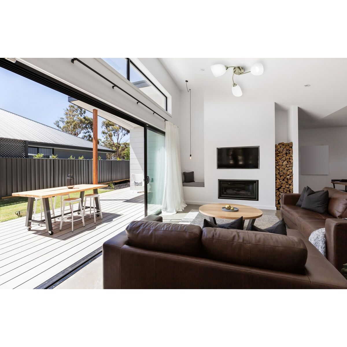 Потолочный светильник Activejet Benita Белый никель Металл Cтекло 40 W 230 V 60 cm-5