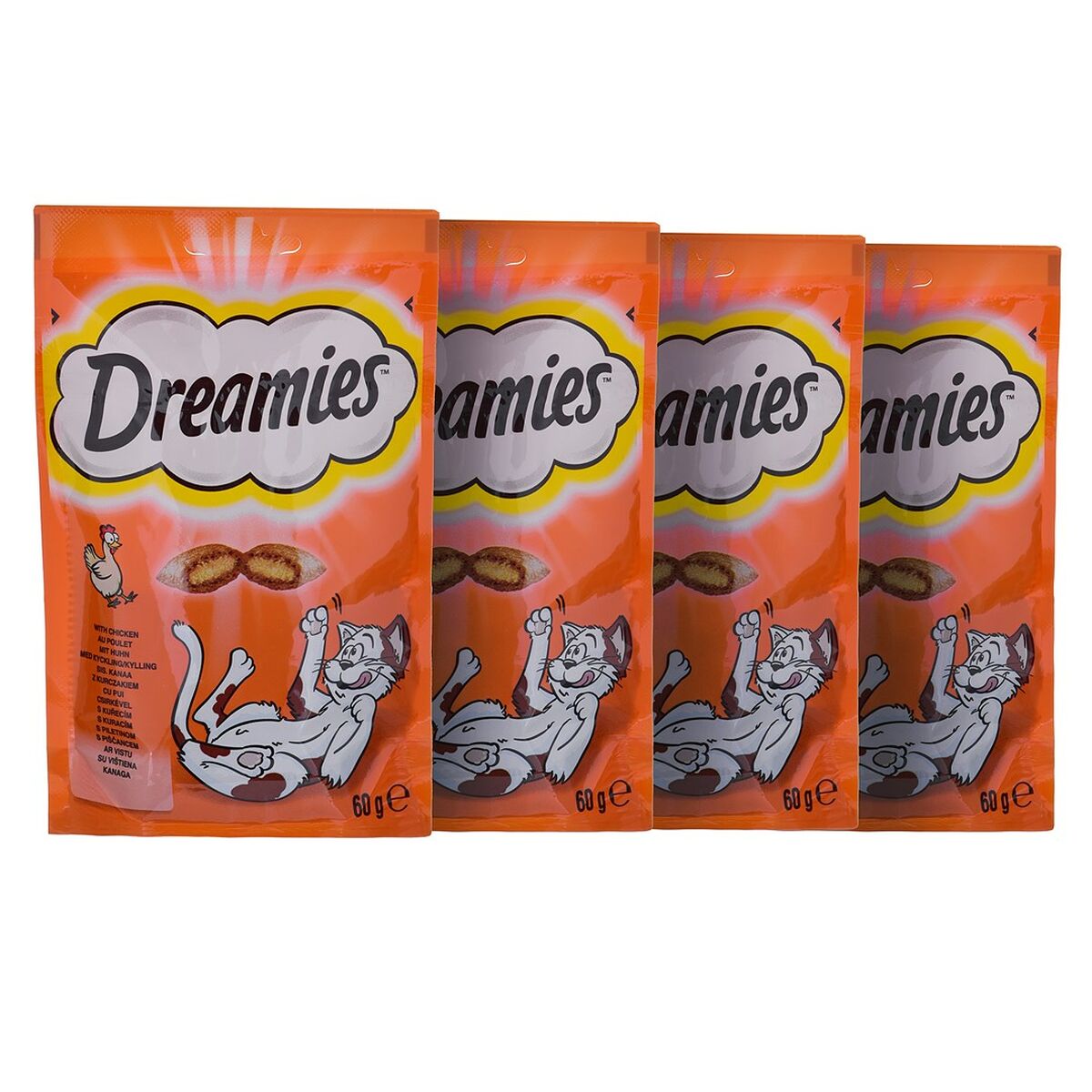 Snack for Cats Dreamies Variety 12 x 60 g Курица Лососевый Сыр-6