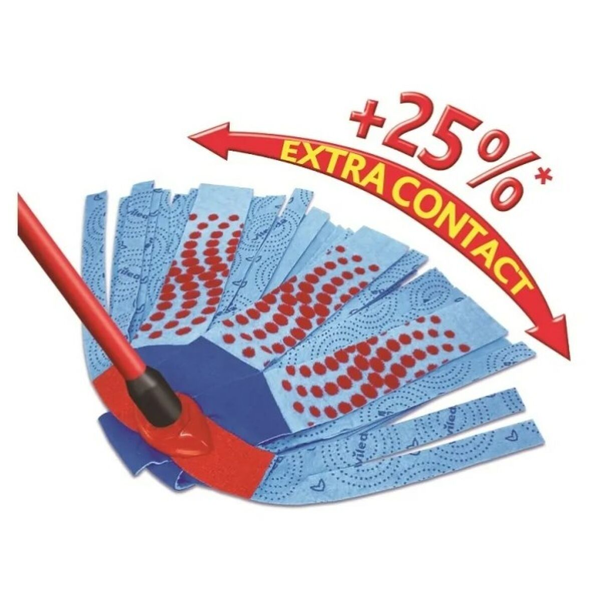 Replaceable parts Vileda 3Action Velour XL Mop Polyamide Polyester Cellulose (1 piece)-4