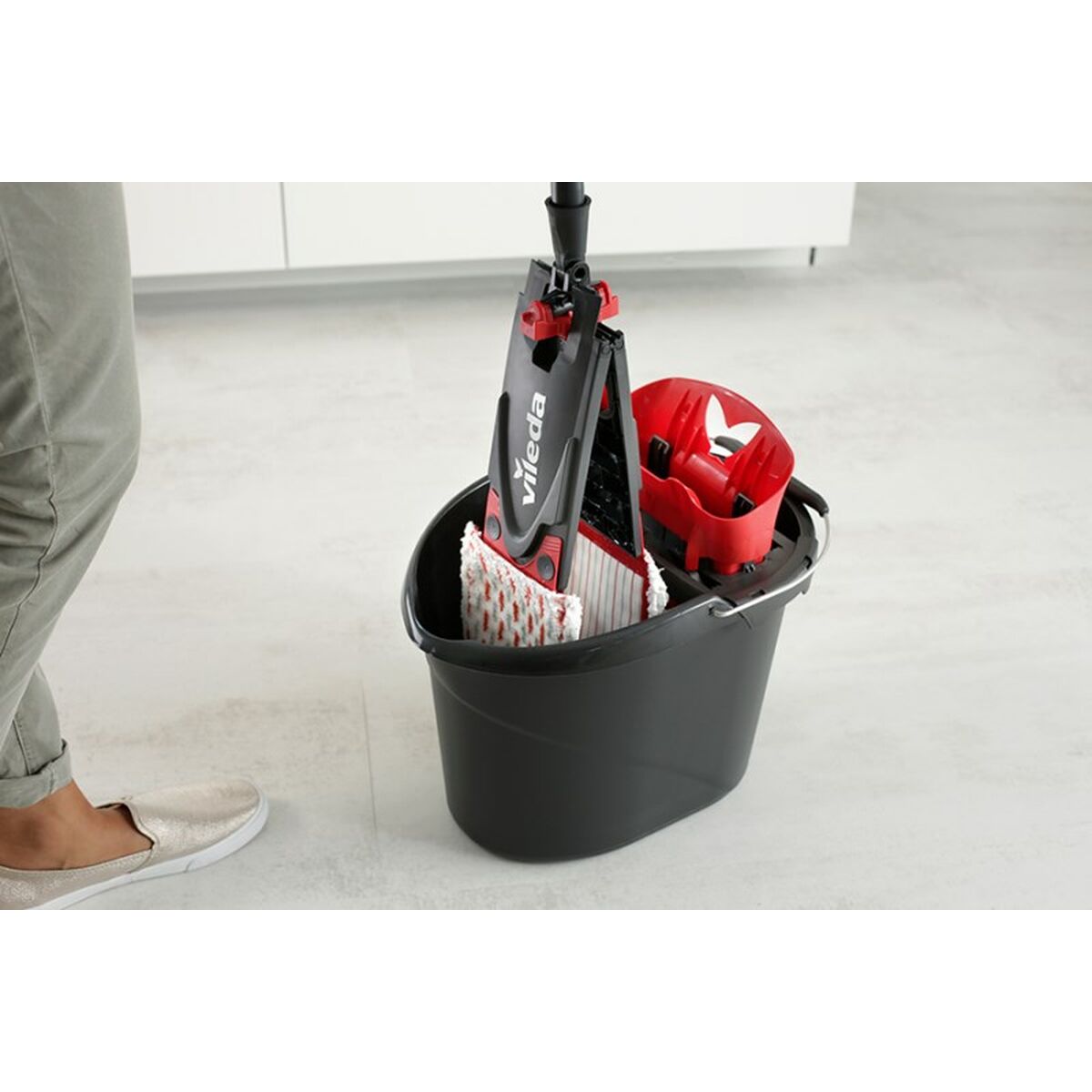 Mop Vileda Ultramax XL White Red Microfiber-8