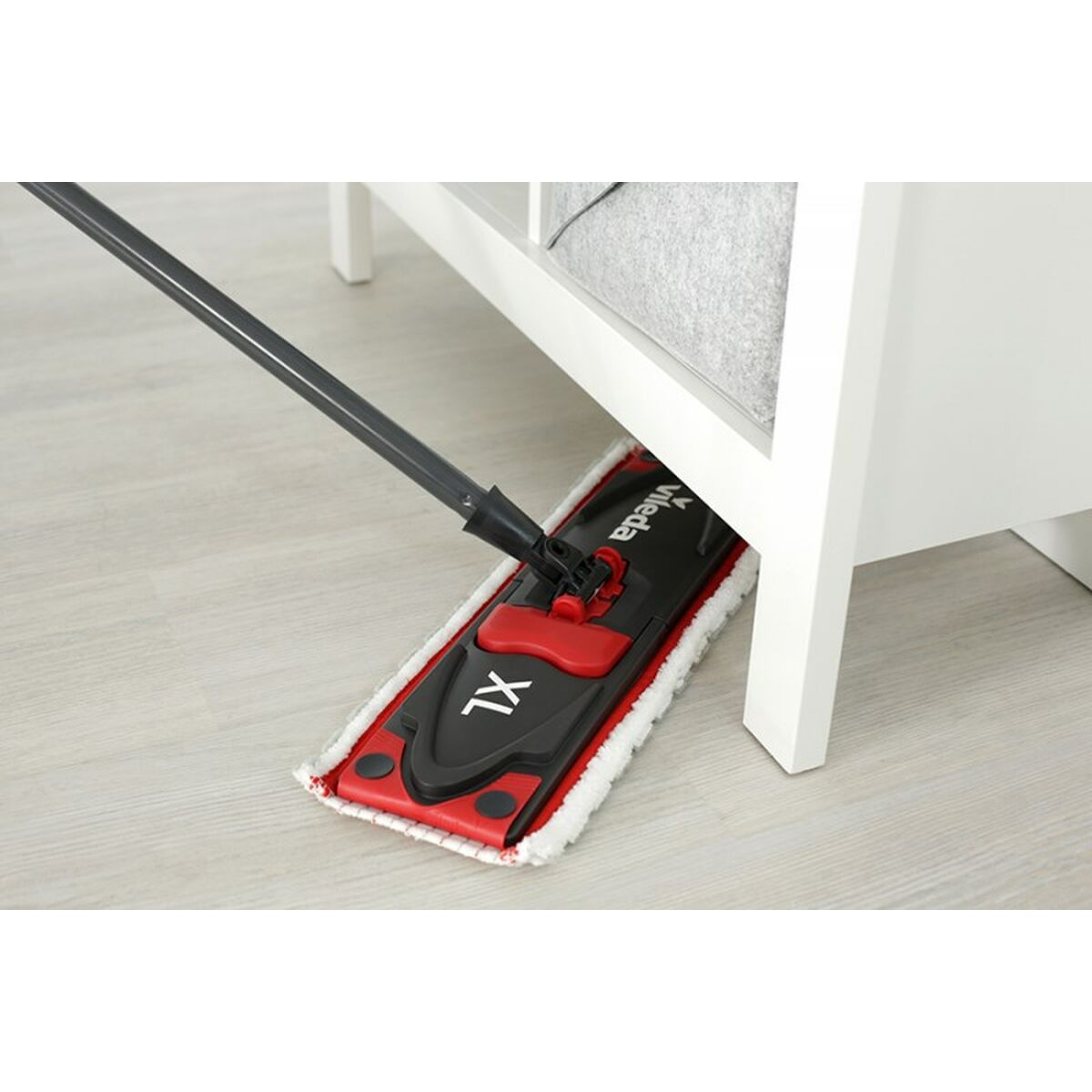 Mop with Bucket Vileda Ultramat Turbo XL Black Red Microfiber-4