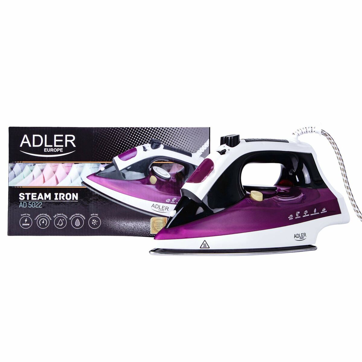 Steam iron Adler AD5022 2200 W-2