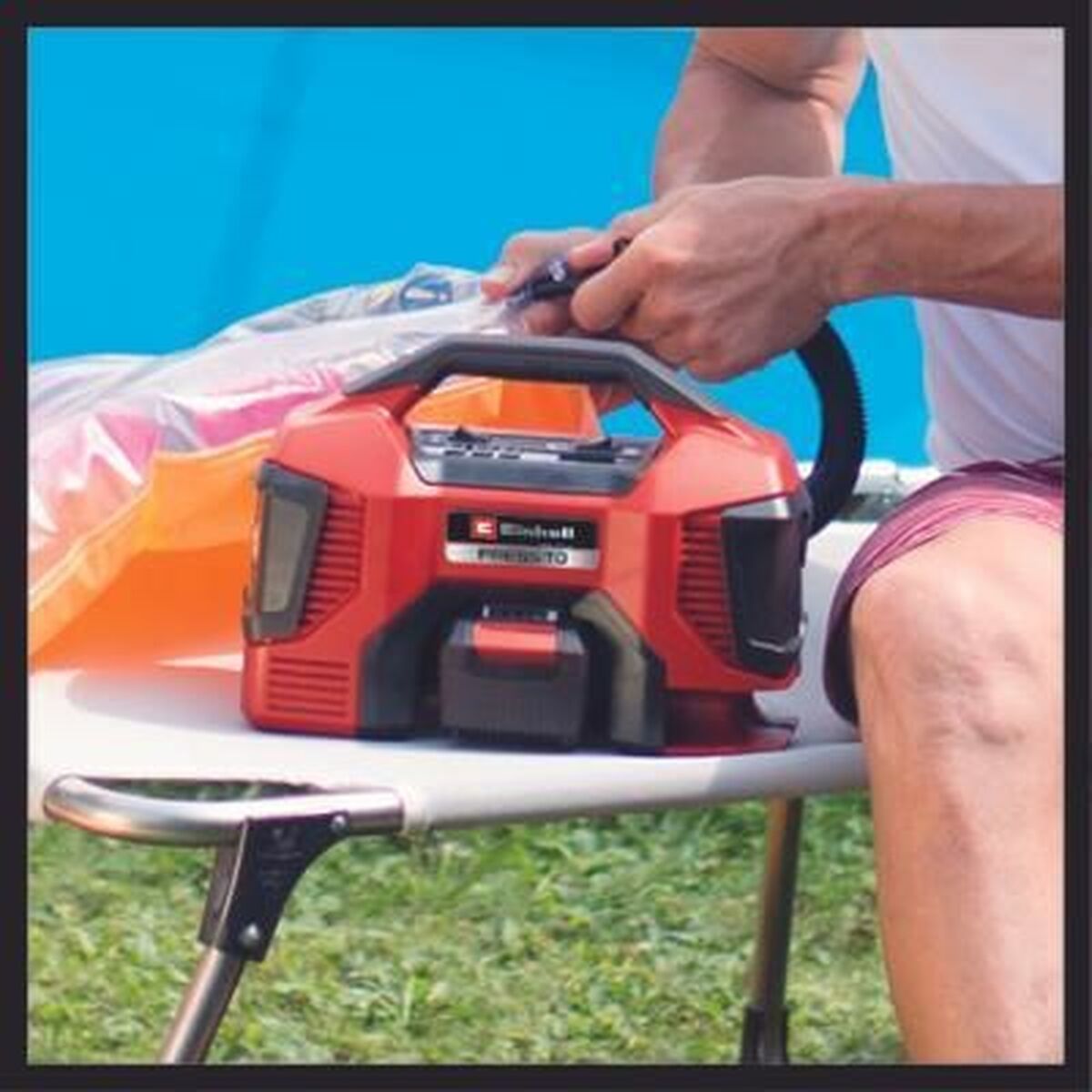 Hava kompresörü Einhell PRESSITO 18/21 Solo 10. 5 BAR 21 L/MIN-6