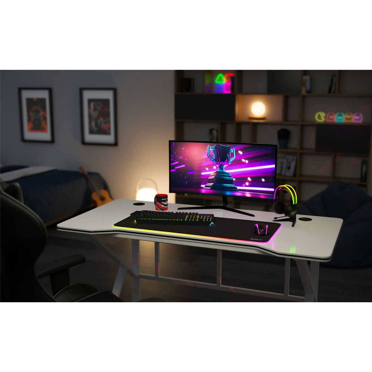 Escritorio Huzaro HZ-Hero 1. 6 Blanco Blanco-2