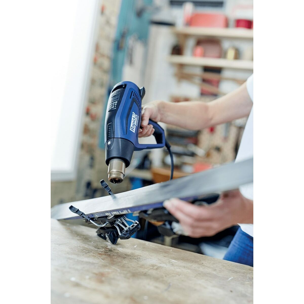 Hızlı R2200-LCD 2200 W sıcak hava tabancası-4