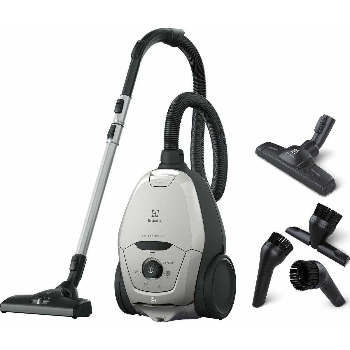Electrolux Pure D8 Dust Bag Vacuum Cleaner Black Gray 600 W-5