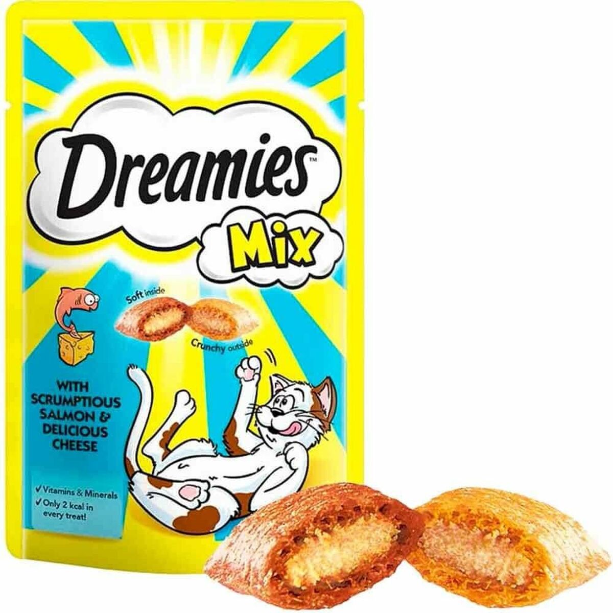 Snack for Cats Dreamies Лососевый Сыр 60 g-2
