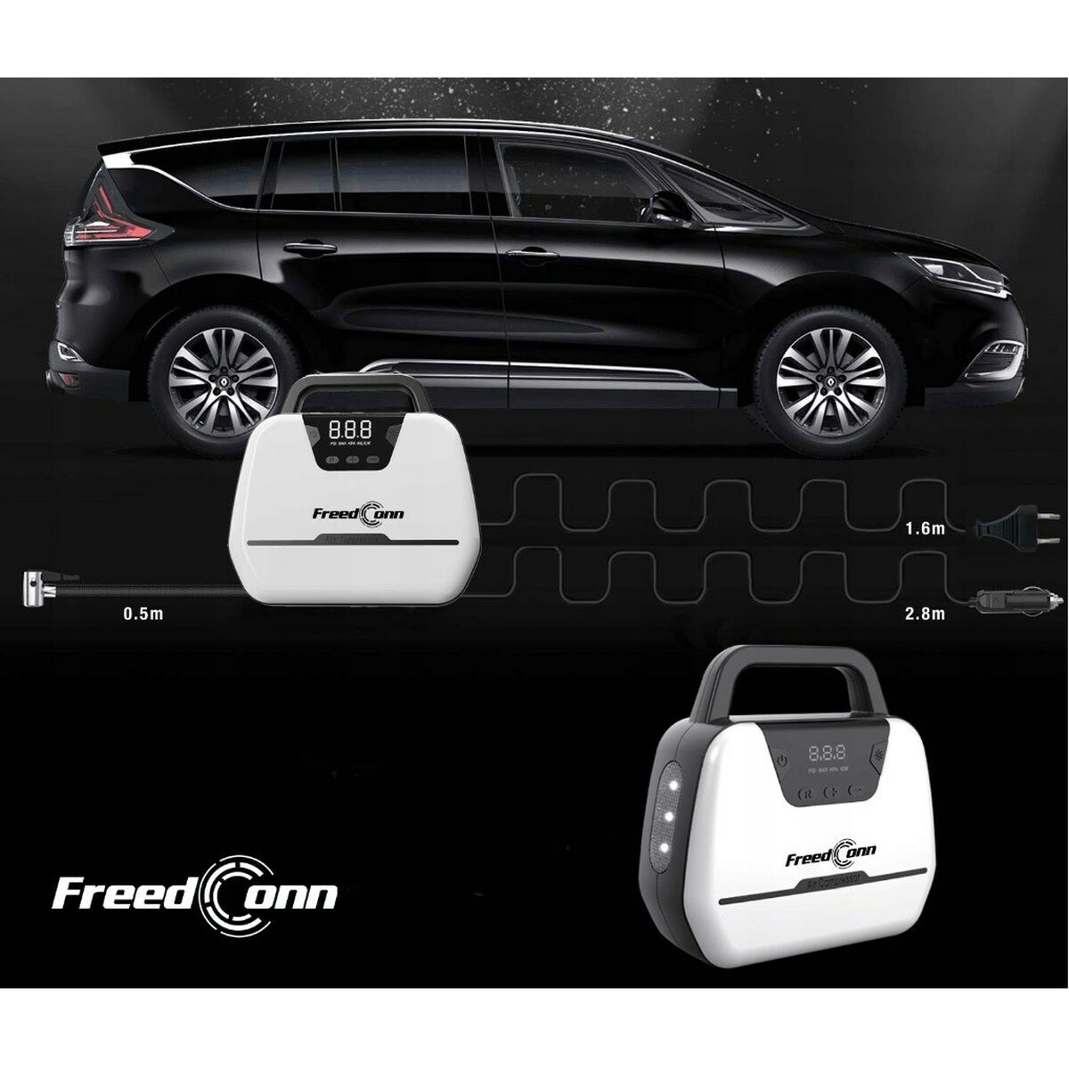 Freedconn ATJ1866 120 W 10 bar 35 l/min ауа компрессоры-5