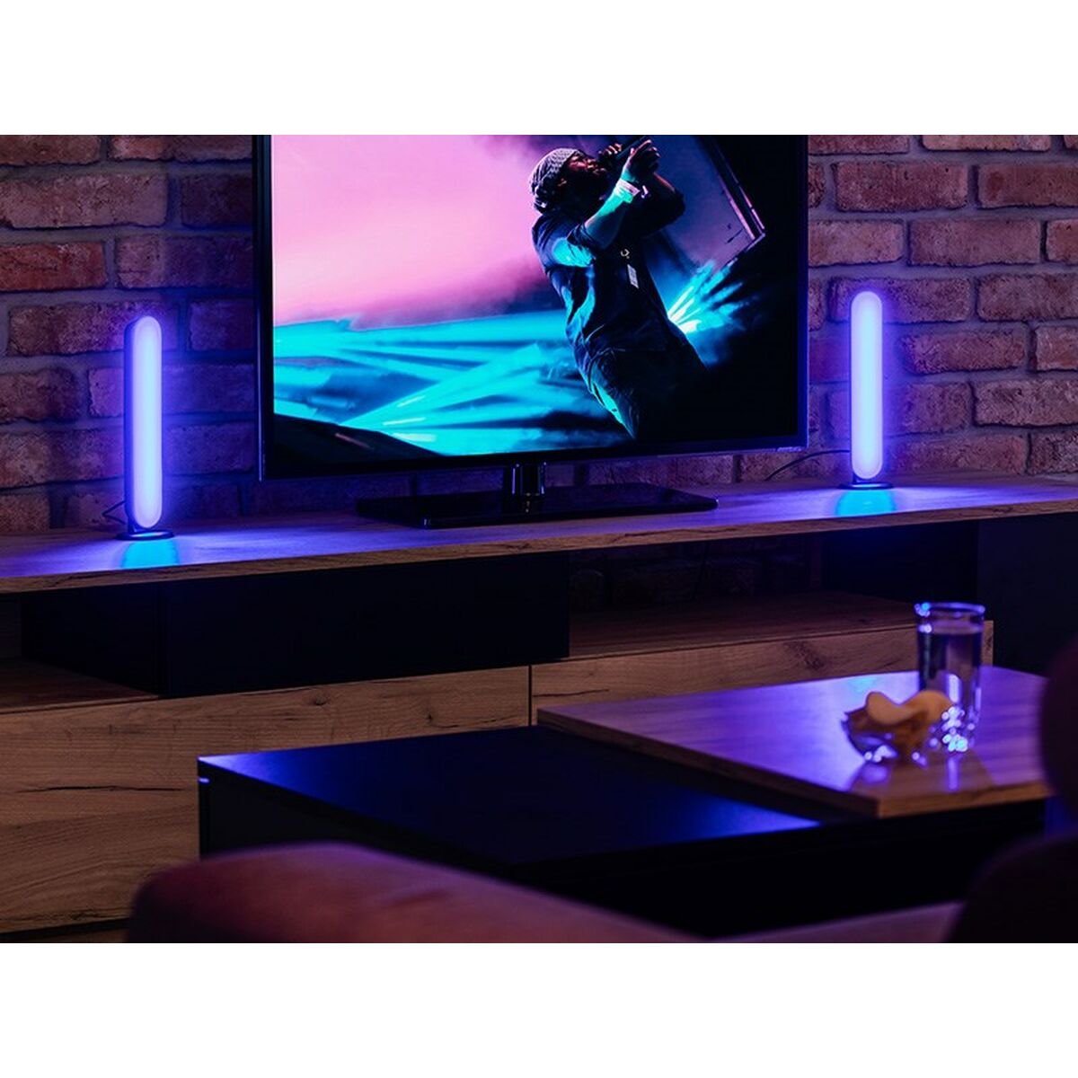 Настольная лампа Tracer RGB Ambience - Smart Flow Чёрный Разноцветный-5