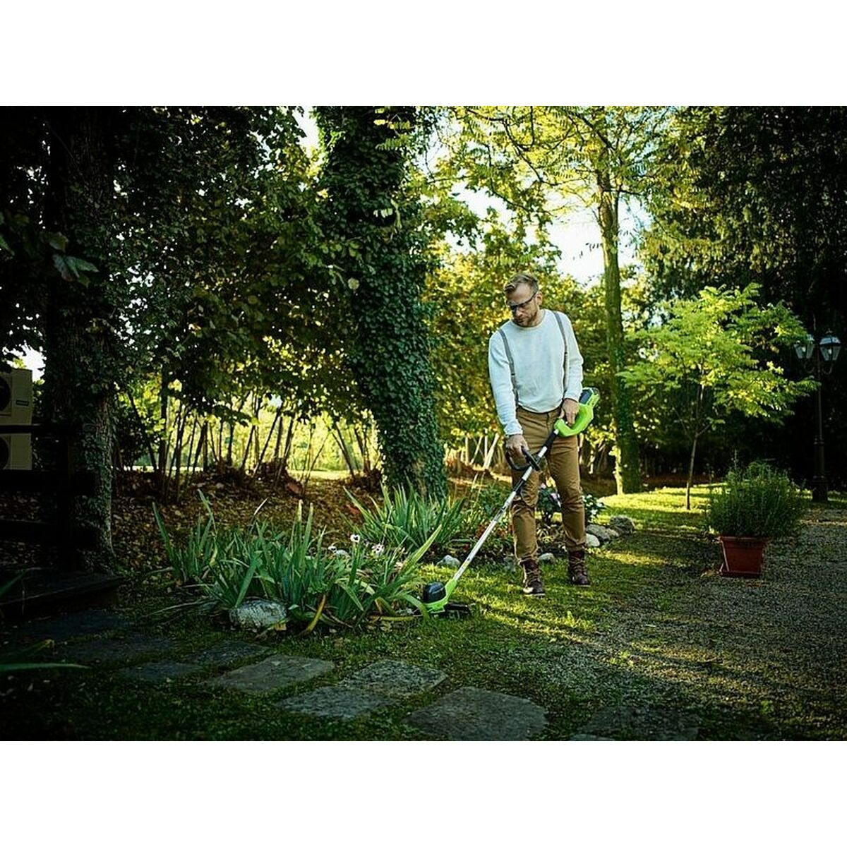 Çok fonksiyonlu fırça kesici Greenworks GD40BCK4 40 V Ø 40 cm-4