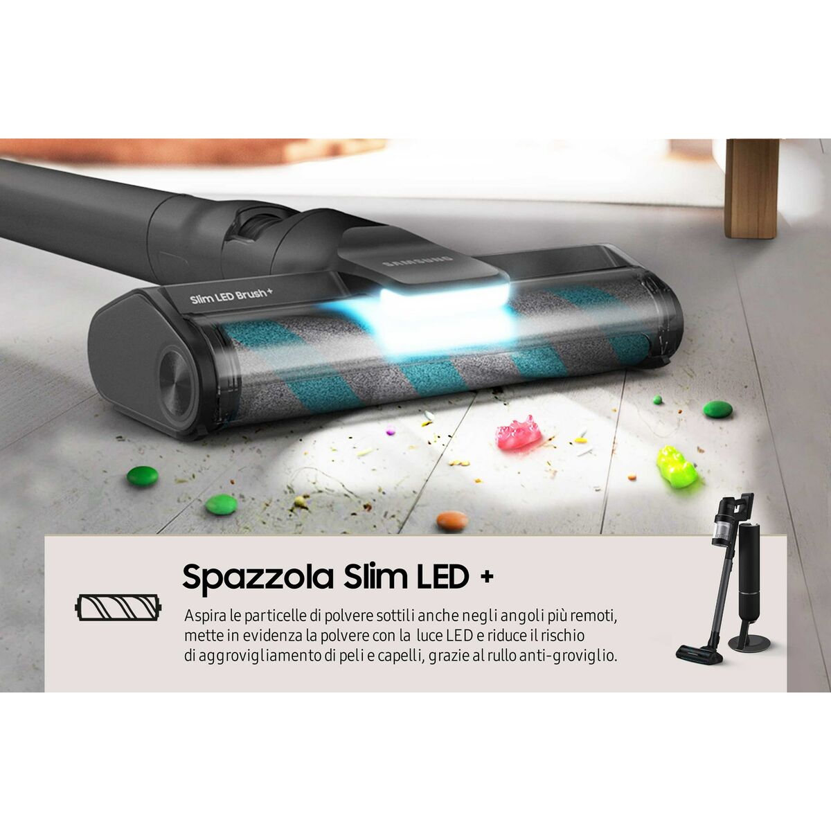Manual vacuum cleaner Samsung VS28C9784QK/WA Black-6