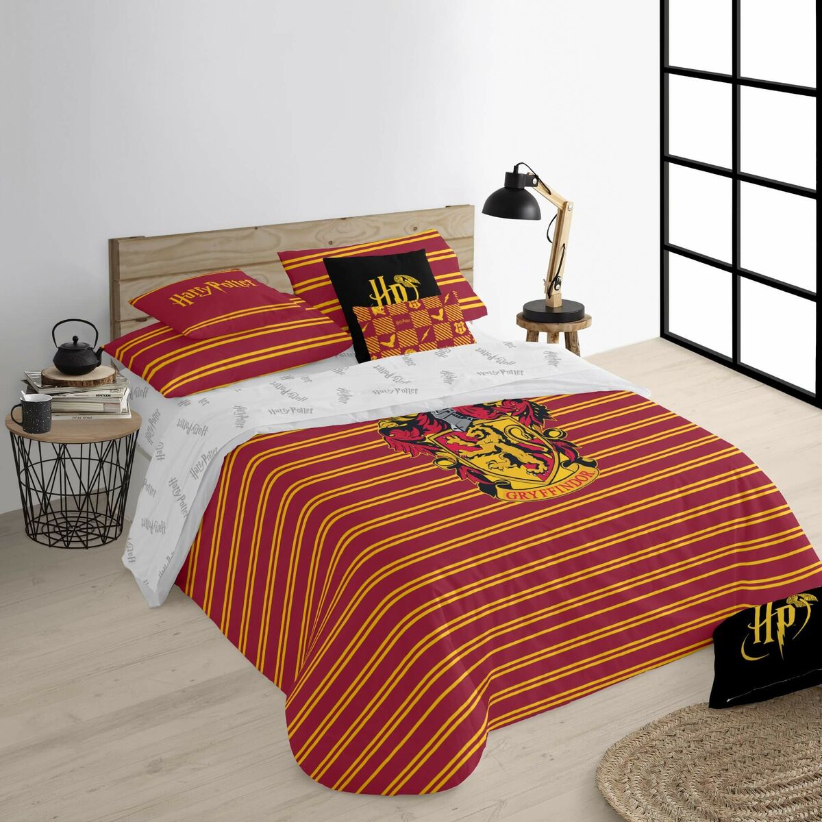 Bettbezug Harry Potter Gryffindor 200 x 200 cm 120 Bett-2