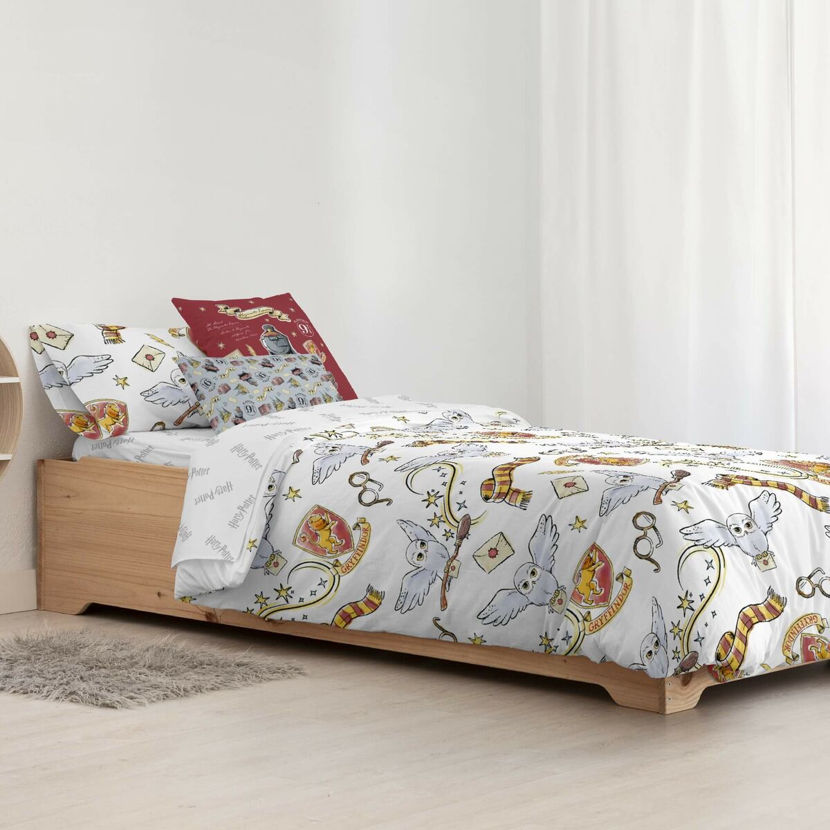 Bettbezug Harry Potter Hedwig 140 x 200 cm 80 Bett-3