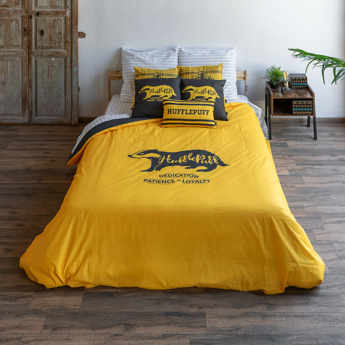 Bettbezug Harry Potter Hufflepuff 80 Bett 140 x 200 cm-4