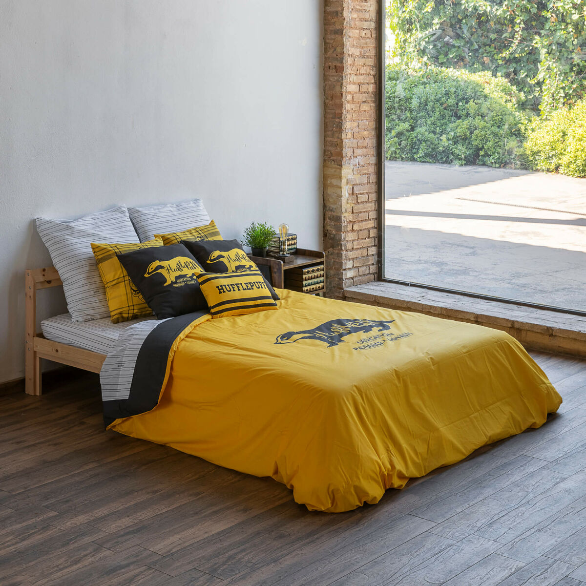 Bettbezug Harry Potter Hufflepuff 80 Bett 140 x 200 cm-5