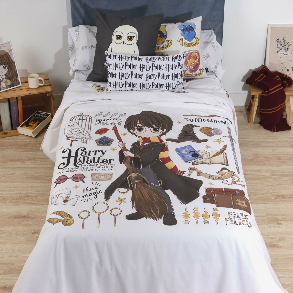 Підковдра Harry Potter I love magic 120 ліжко 200 x 200 cm-2