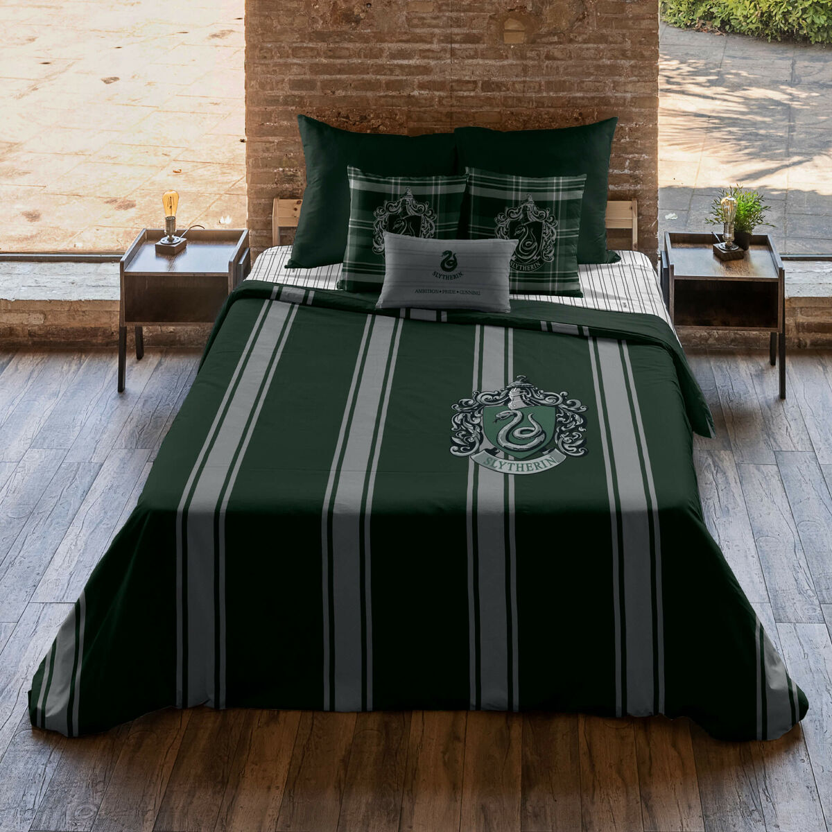 Harry Potter Slytherin Duvet Cover 240 x 220 cm 150/160 Bed-2