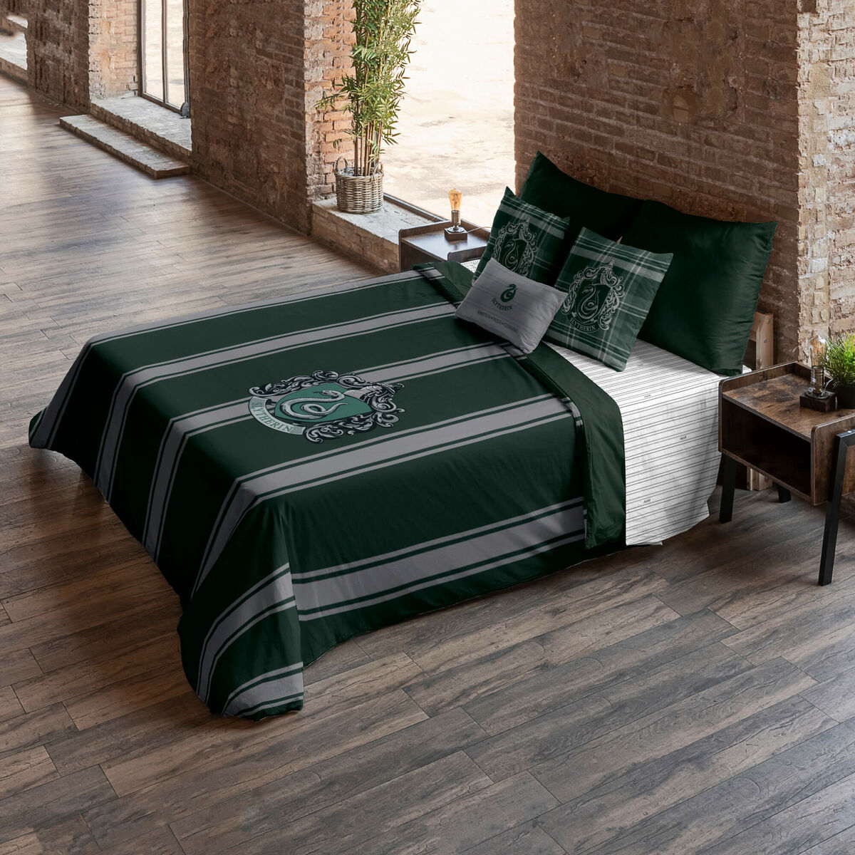 Harry Potter Slytherin Duvet Cover 240 x 220 cm 150/160 Bed-4