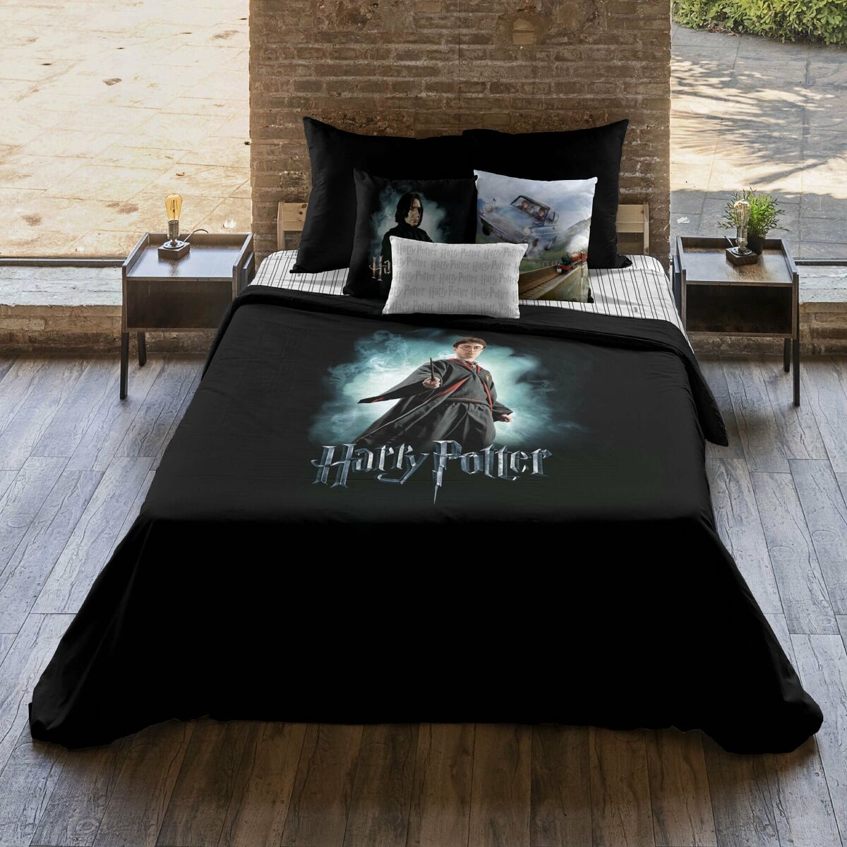 Bettbezug Harry Potter Mehrfarbig 200 x 200 cm 120 Bett-2