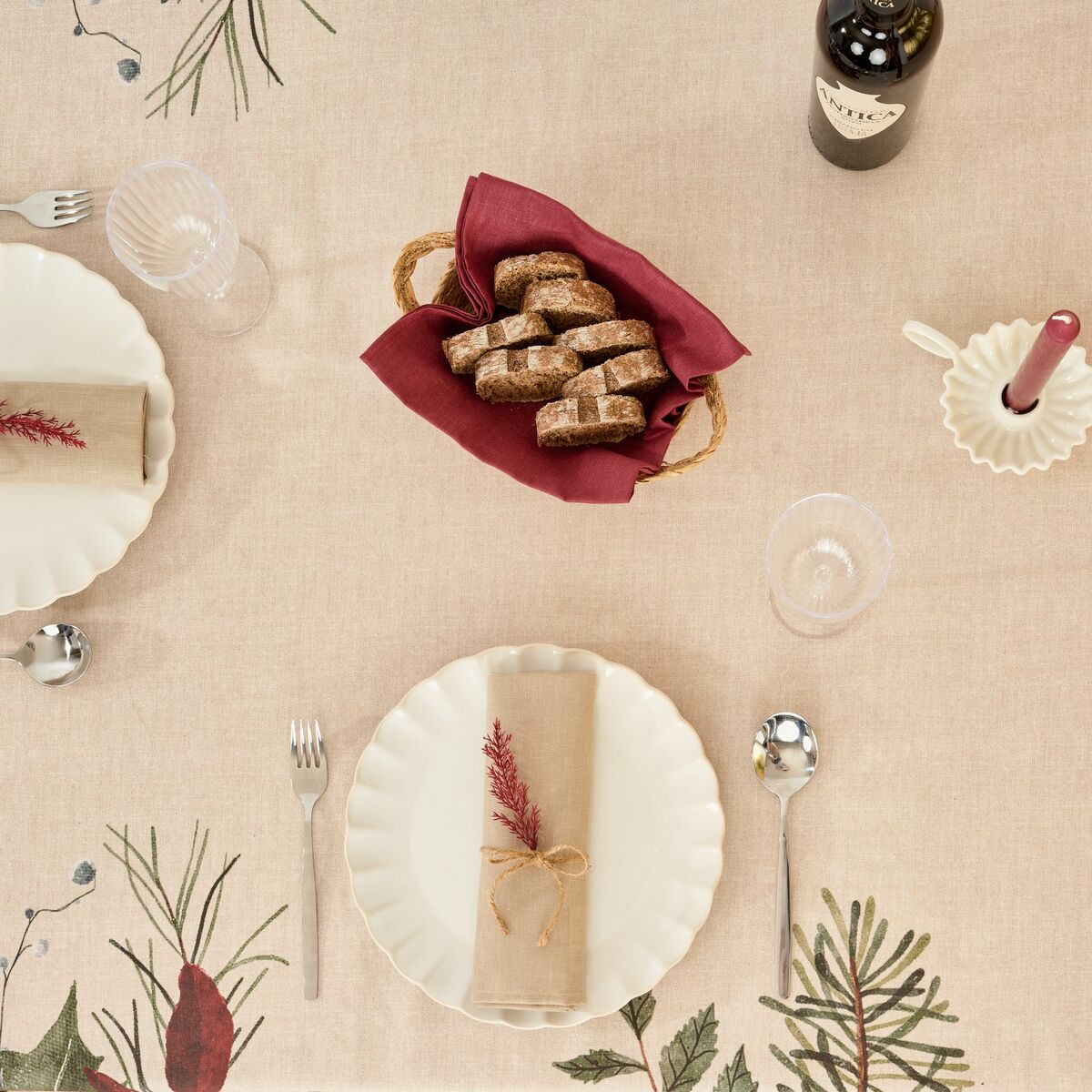 Скатерть устойчивая к пятнам Belum Christmas 350 x 155 cm-5