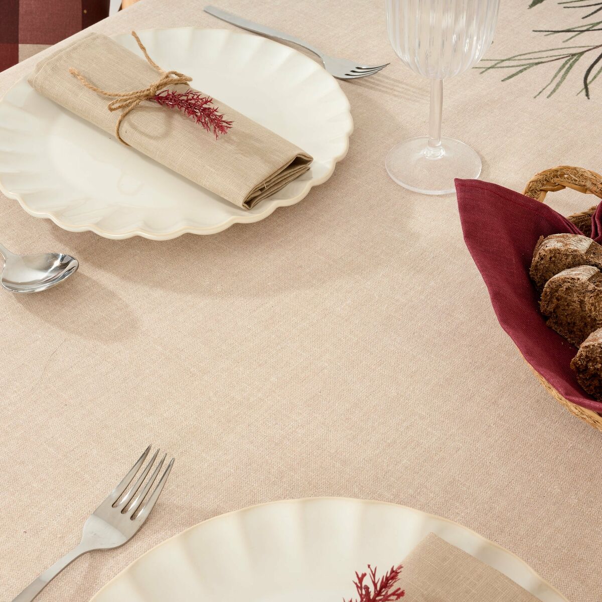Скатерть устойчивая к пятнам Belum Christmas 350 x 155 cm-7