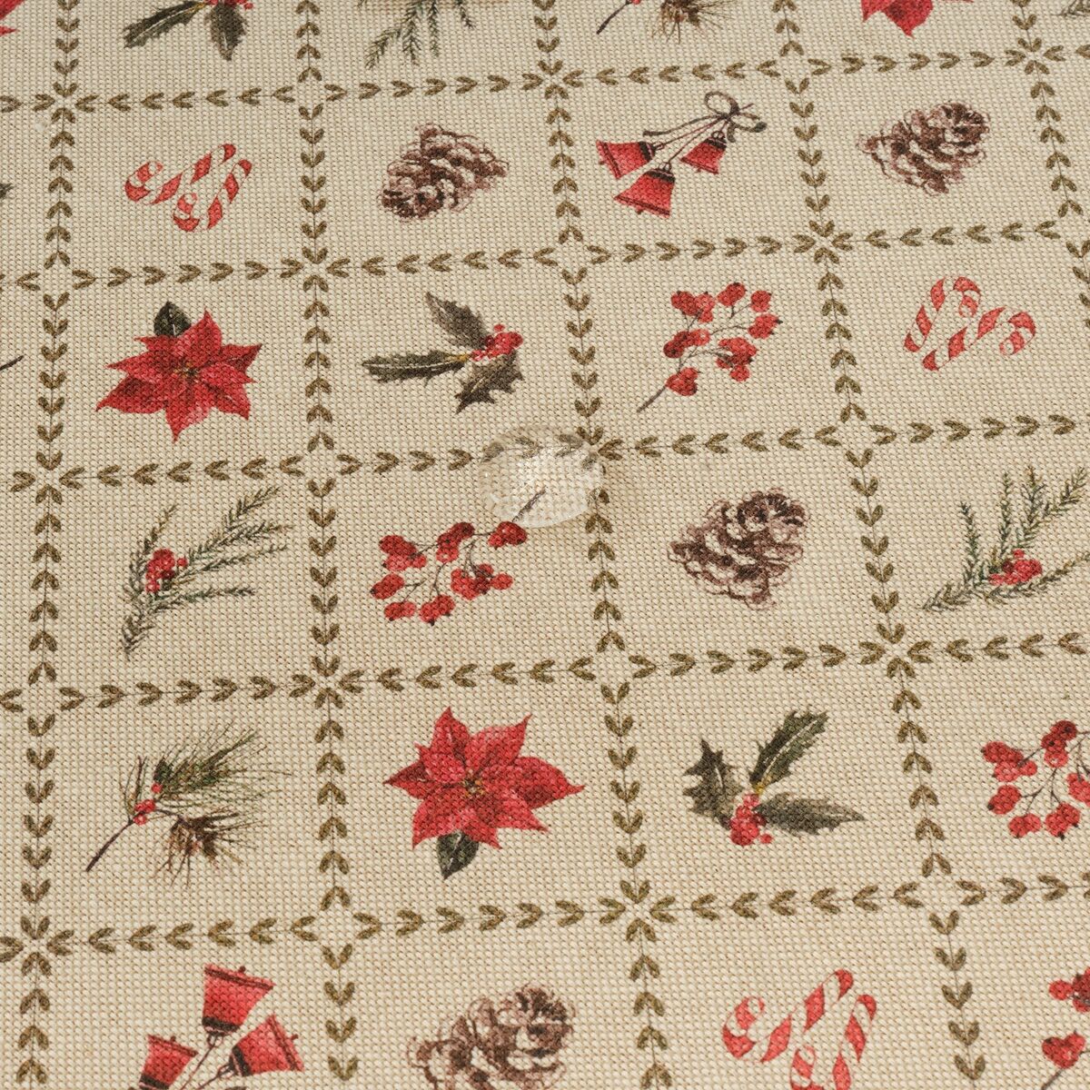 Скатерть устойчивая к пятнам Belum Christmas Flowers 200 x 155 cm-5