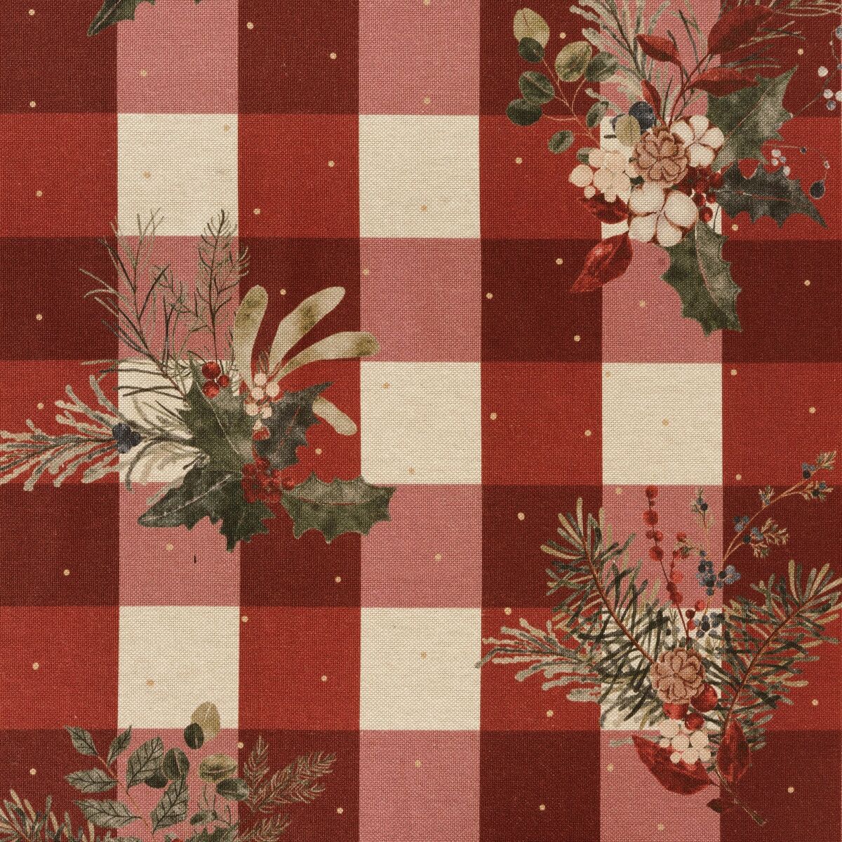 Скатерть устойчивая к пятнам Belum Christmas Mistletoe 155 x 155 cm-4