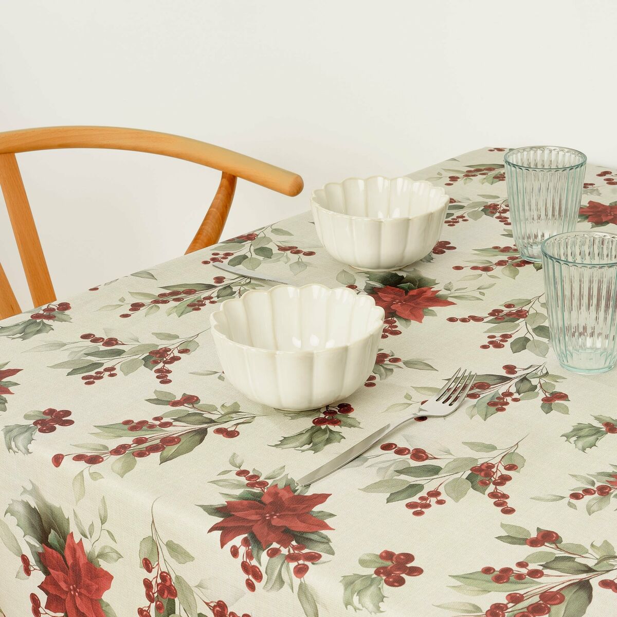 用树脂制成的桌布可抵御Belum Christmas 300 x 140 cm的污点-2