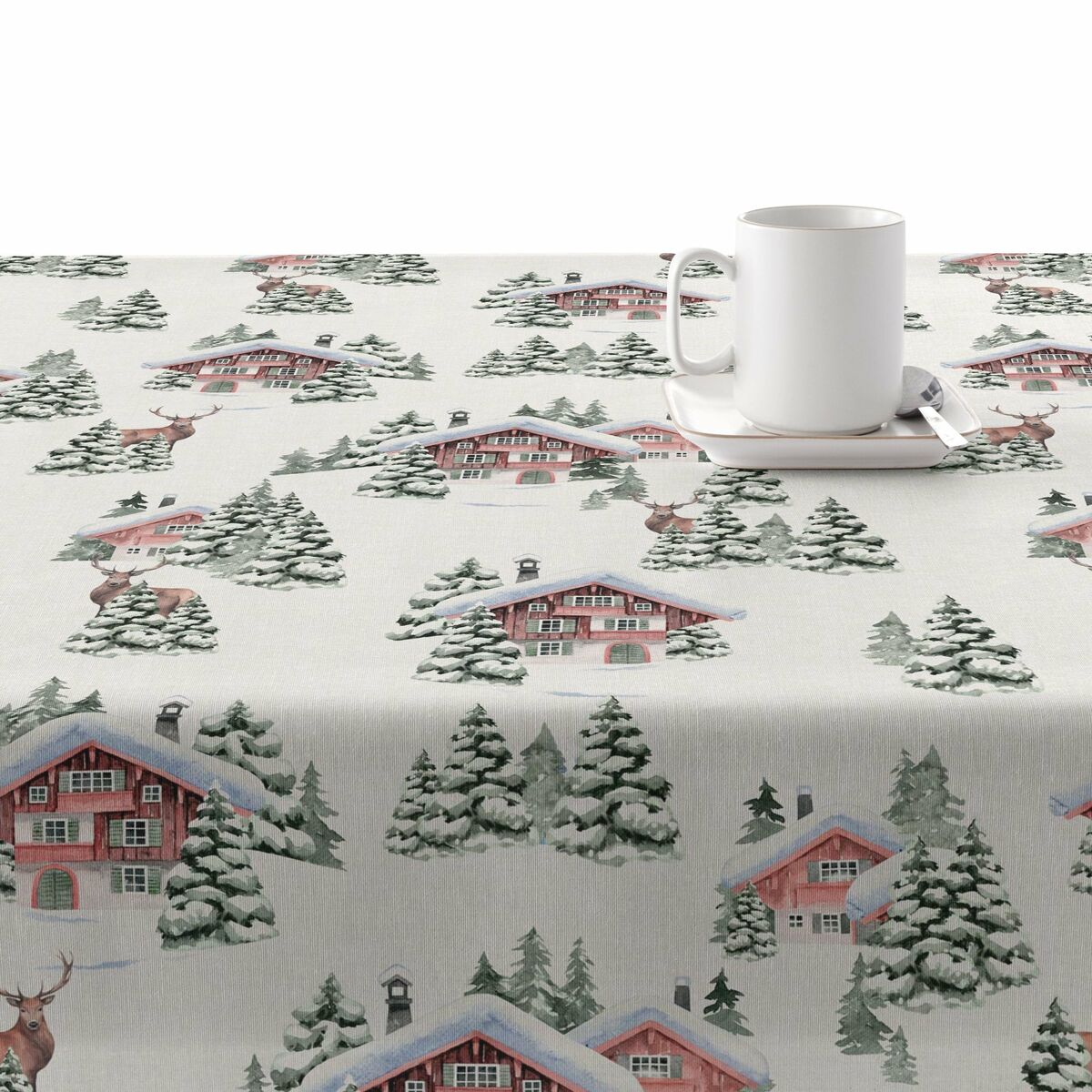 Скатерть из смолы, устойчивая к пятнам Belum Christmas 250 x 140 cm-2