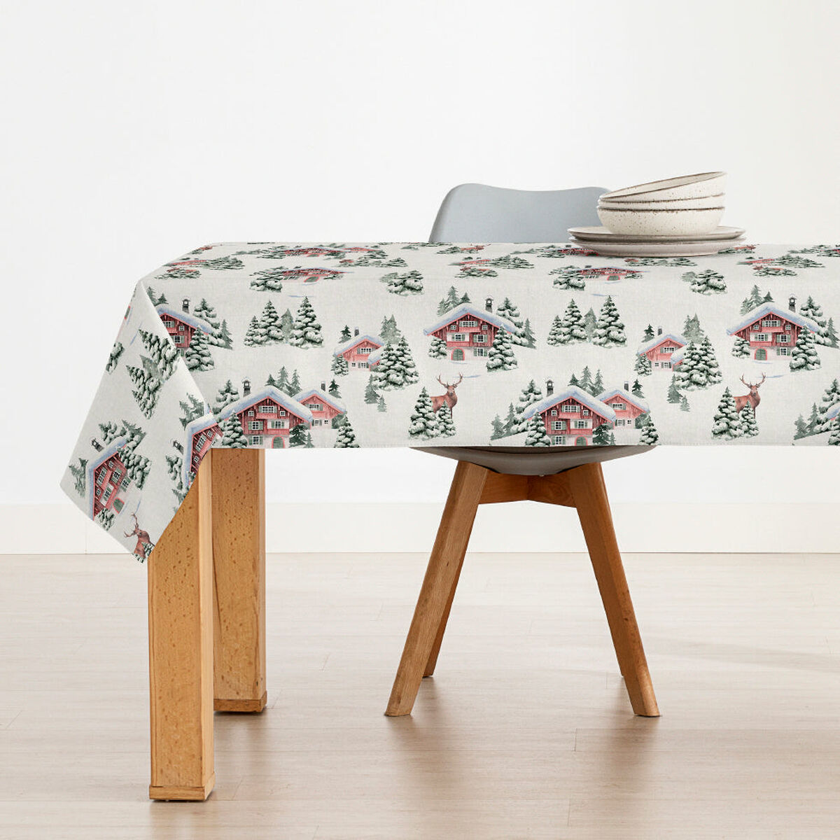 Скатерть из смолы, устойчивая к пятнам Belum Christmas 250 x 140 cm-3