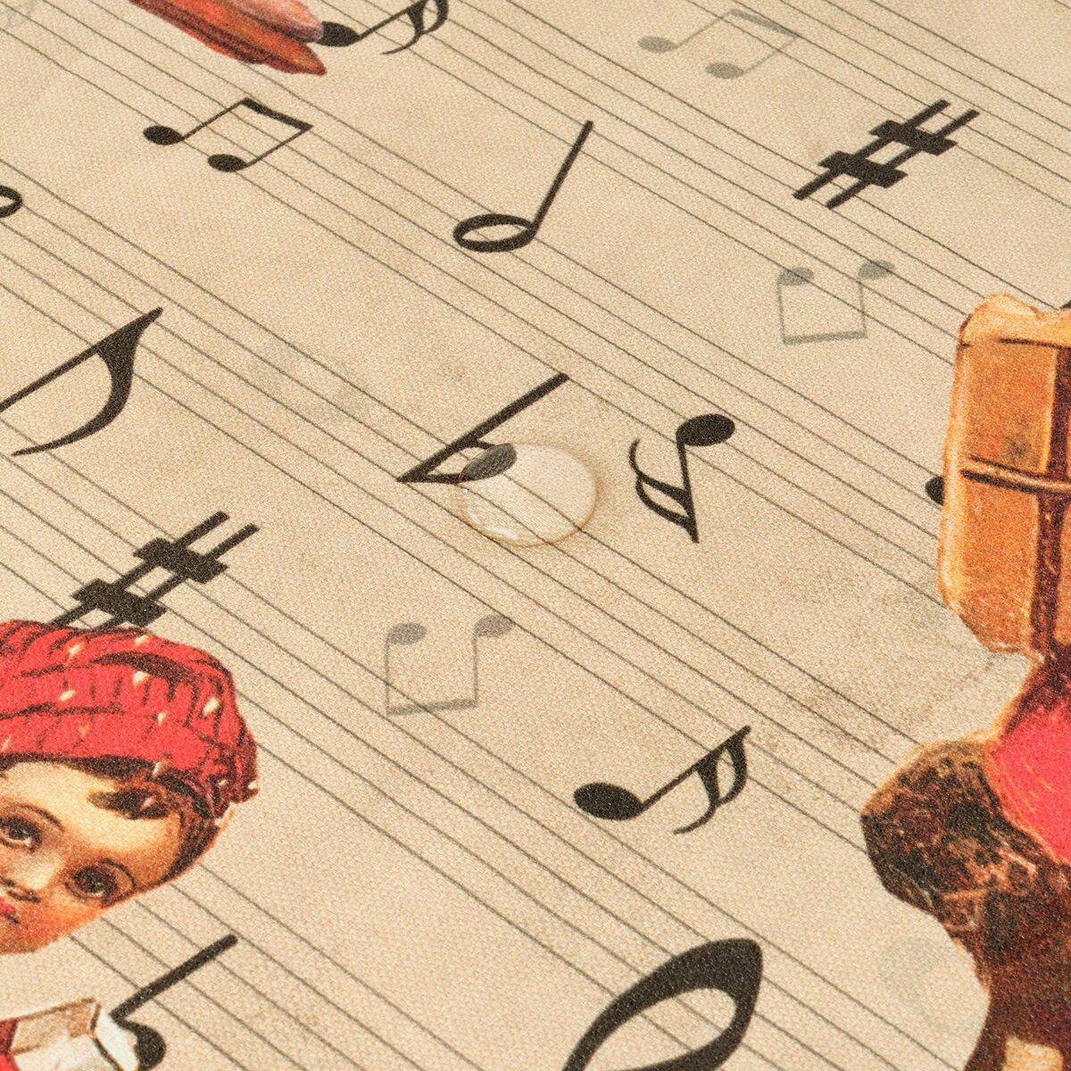用树脂制成的桌布可抵御Belum Christmas Sheet Music 300 x 140 cm的污点-5