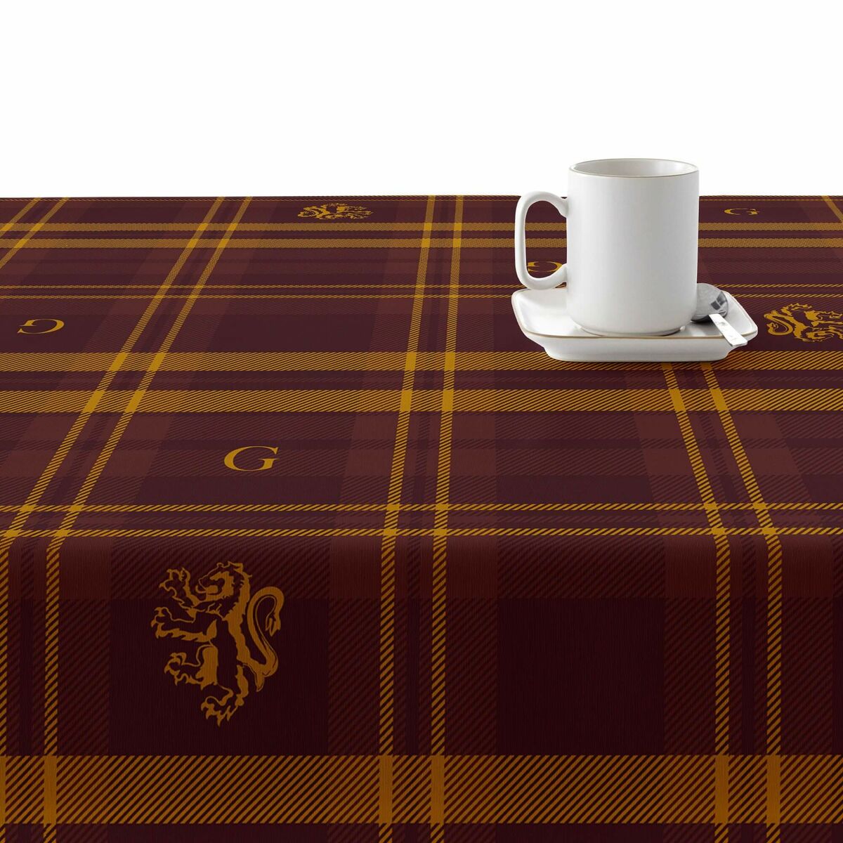 Tischdecke aus Kunstharz, fleckenfest Harry Potter Gryffindor 140 x 140 cm-2