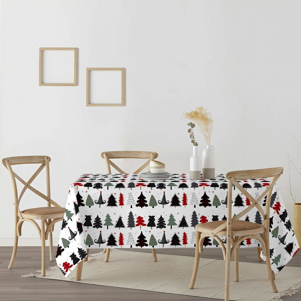 Belum Merry Christmas 100 x 140 cm stain resistant resin tablecloth-4
