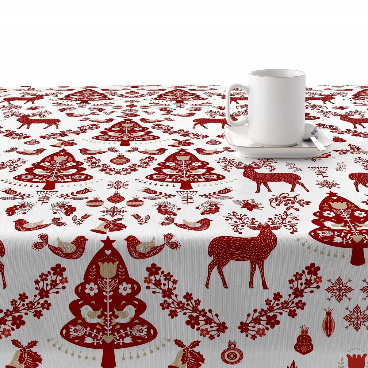Belum Merry Christmas stain resistant resin tablecloth 250 x 140 cm-2