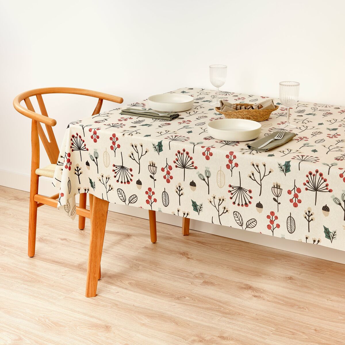 Belum Merry Christmas 100 x 140 cm stain resistant resin tablecloth-2