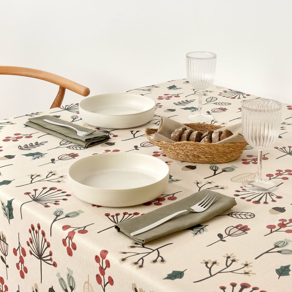 Belum Merry Christmas 100 x 140 cm stain resistant resin tablecloth-5