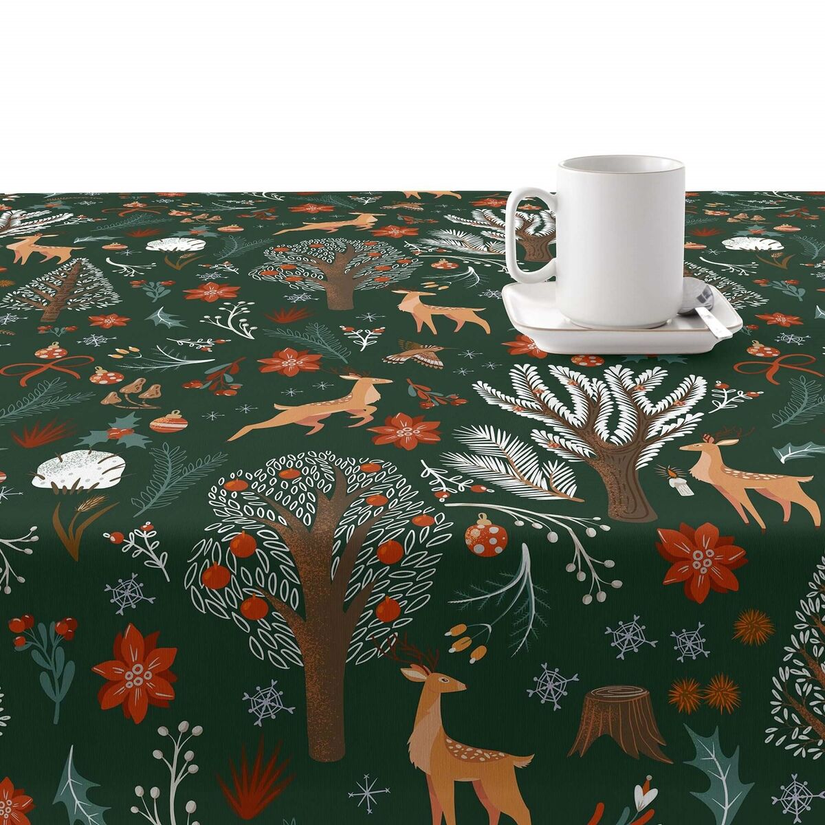 Belum Merry Christmas stain resistant resin tablecloth 250 x 140 cm-2