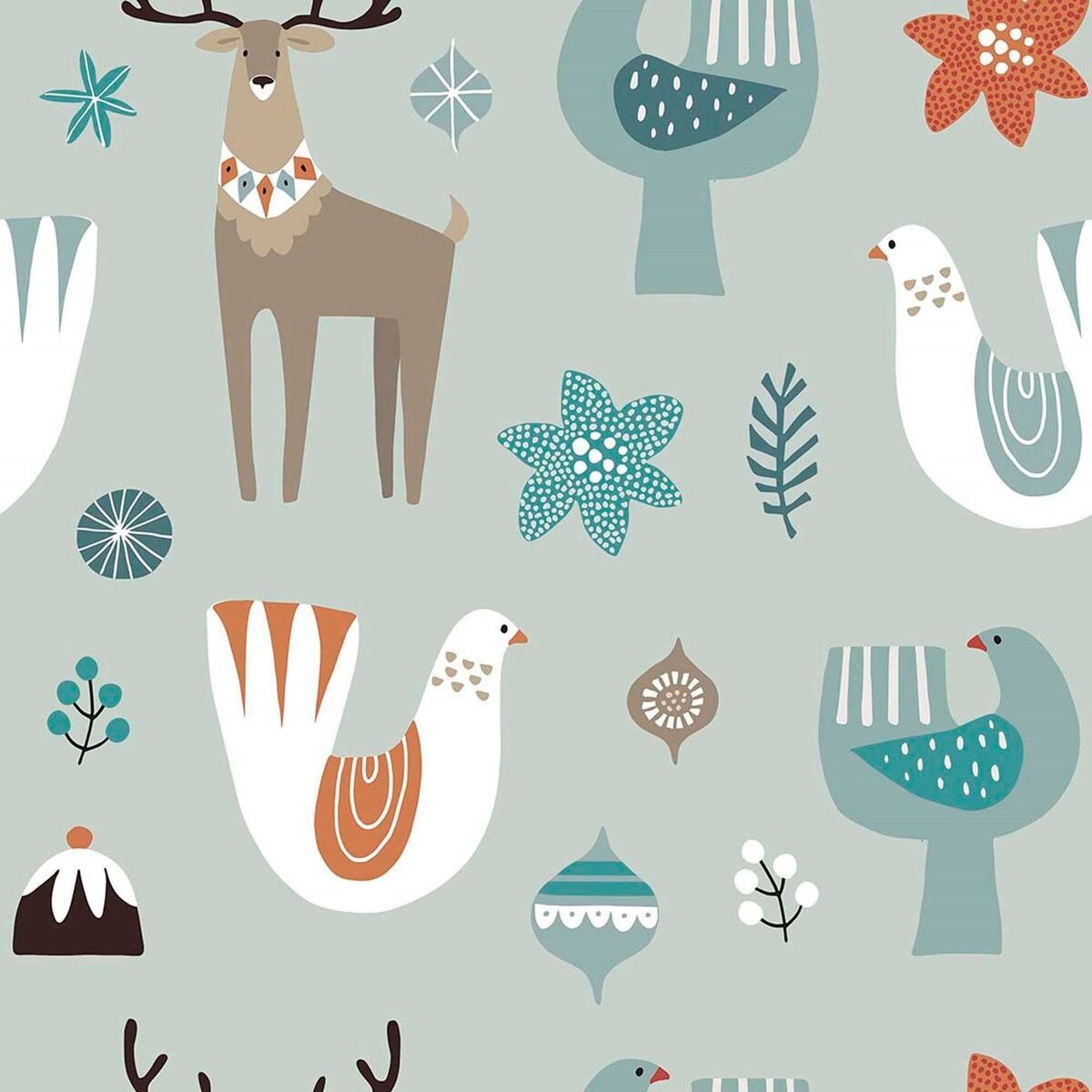 Belum Merry Christmas 100 x 140 cm stain resistant resin tablecloth-4