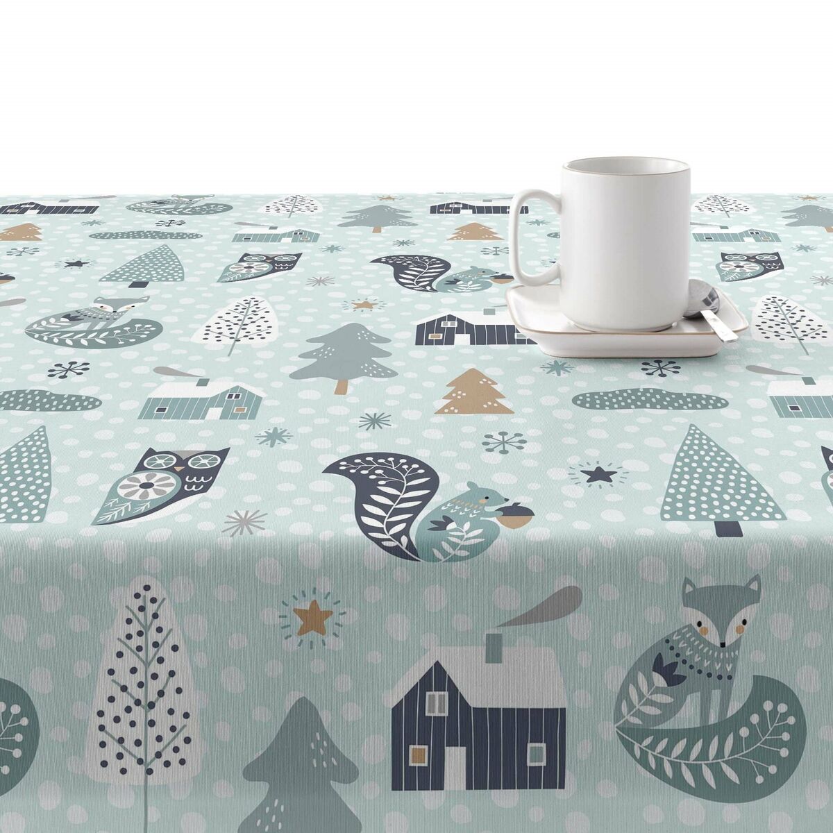 Belum Merry Christmas 100 x 140 cm stain resistant resin tablecloth-2