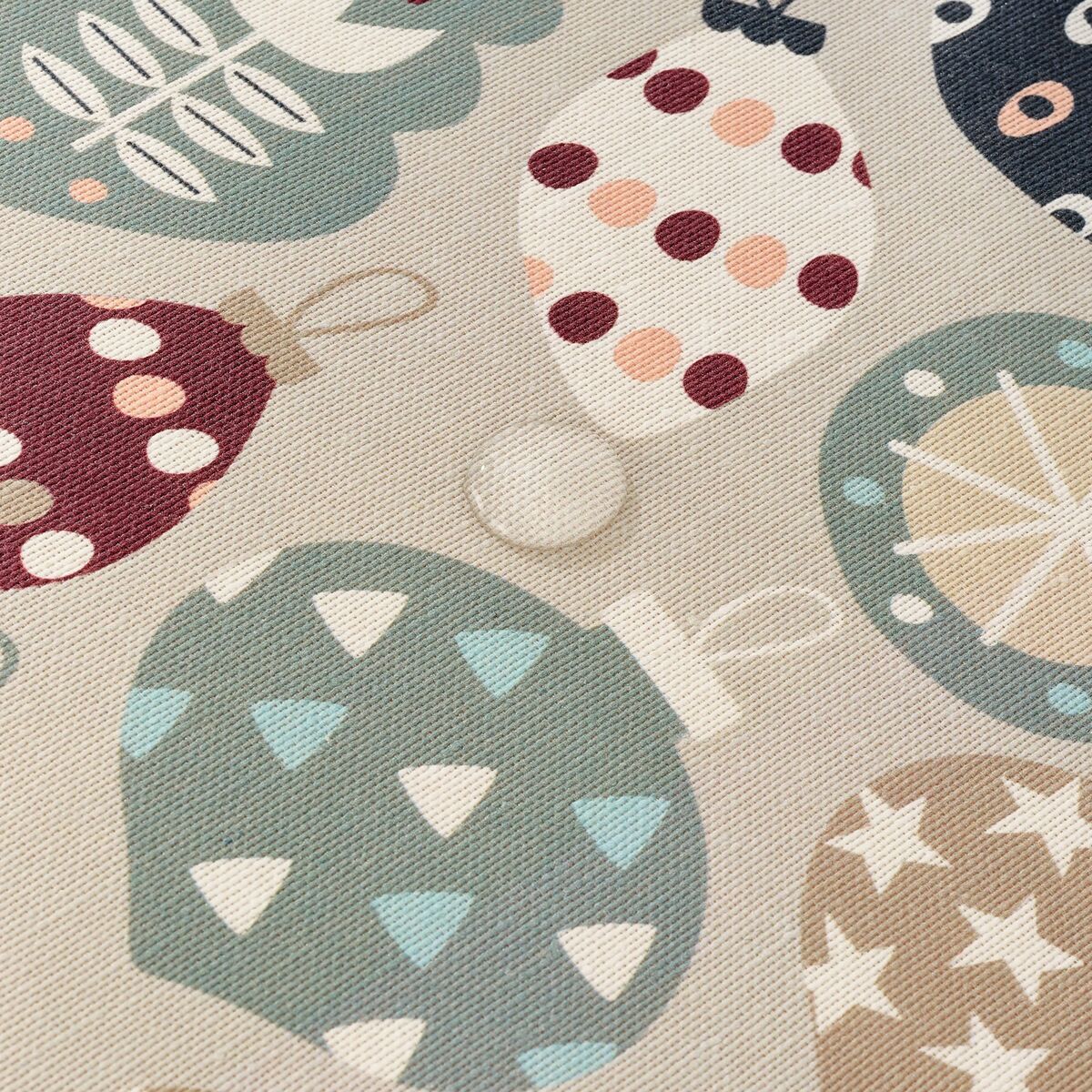 Belum Crăciun fericit 300 x 140 cm față de masă rezistentă la pete-7