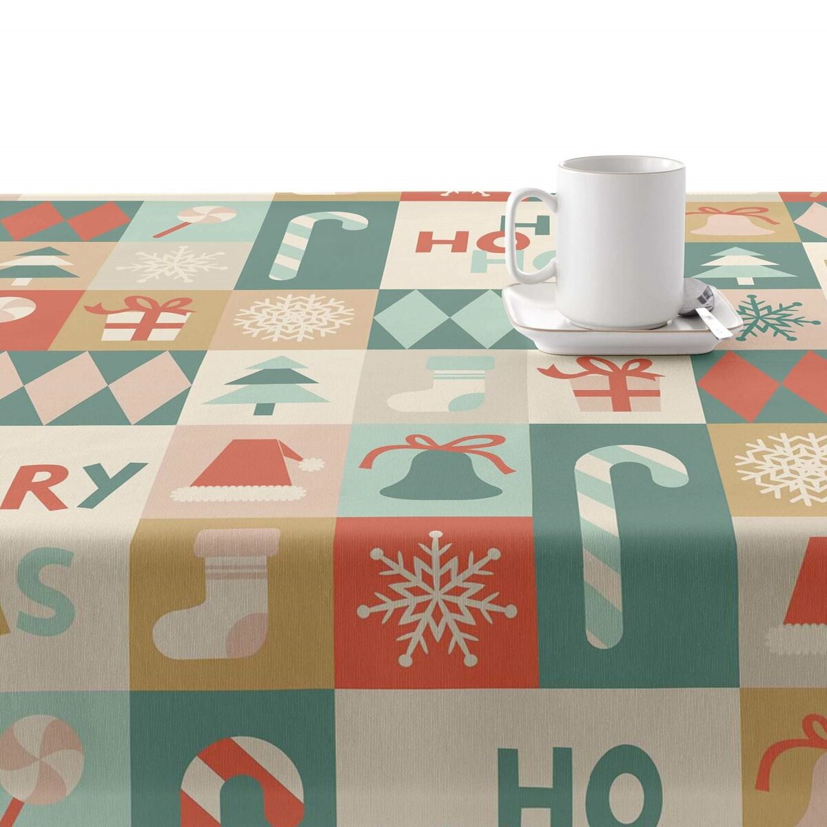 Belum Merry Christmas 100 x 140 cm stain resistant resin tablecloth-2