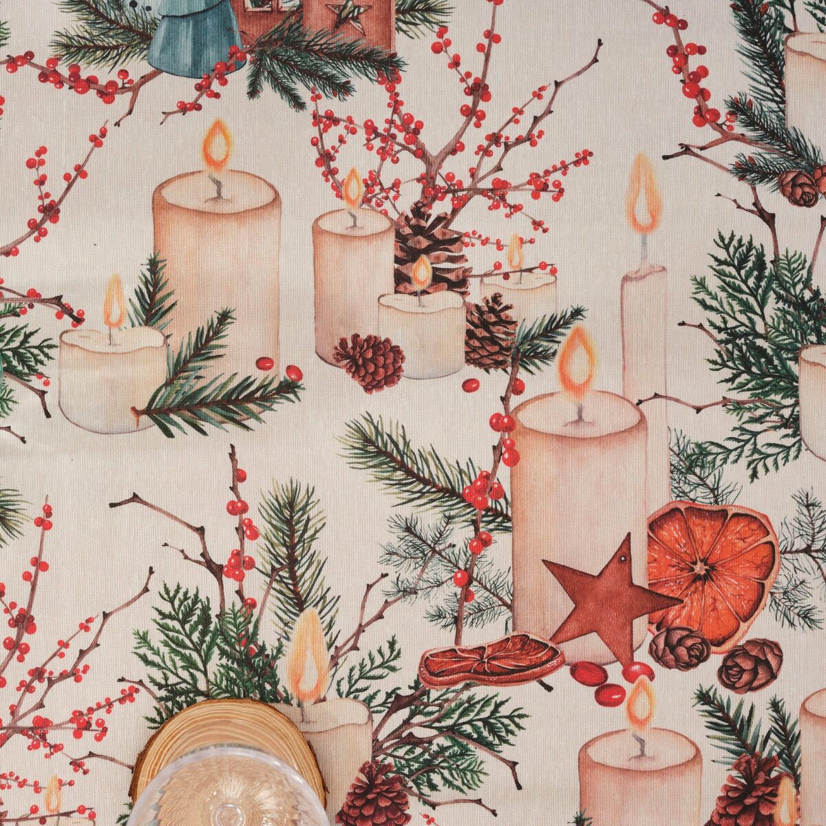 Belum Christmas stain resistant resin tablecloth 250 x 140 cm-6