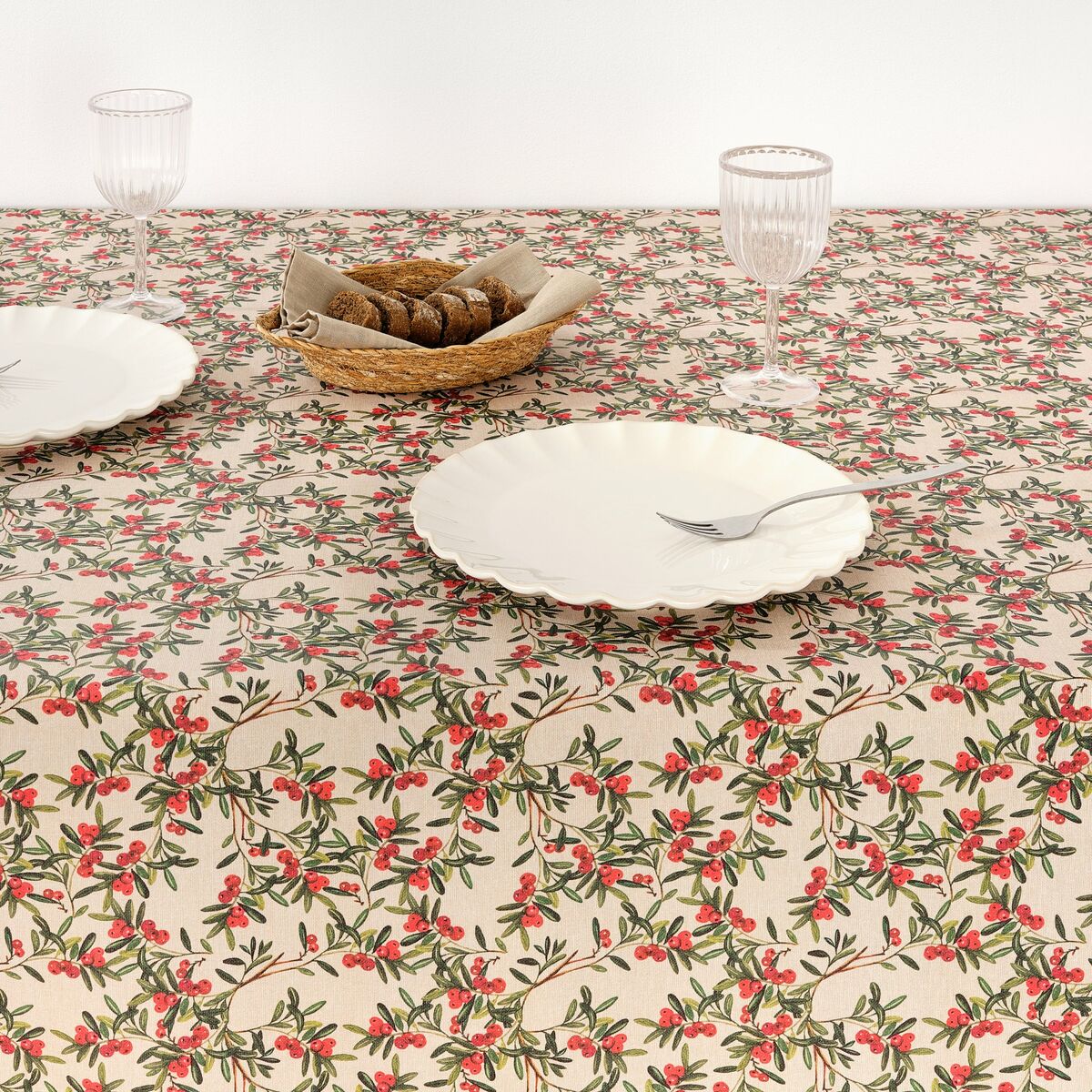 Belum Mistletoe 100 x 140 cm stain resistant resin tablecloth-5