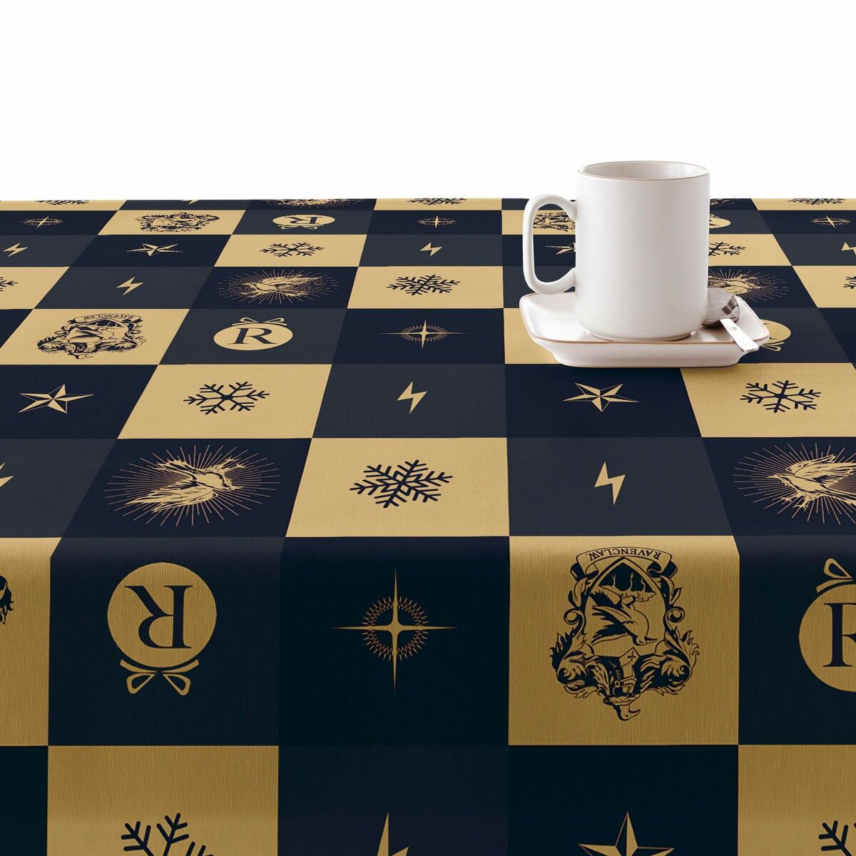 Harry Potter Ravenclaw Christmas Stain Resistant Resin Tablecloth 250 x 140 cm-2