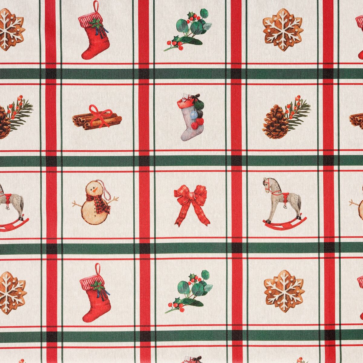 Belum Scottish Christmas 300 x 140 cm stain resistant resin tablecloth-4