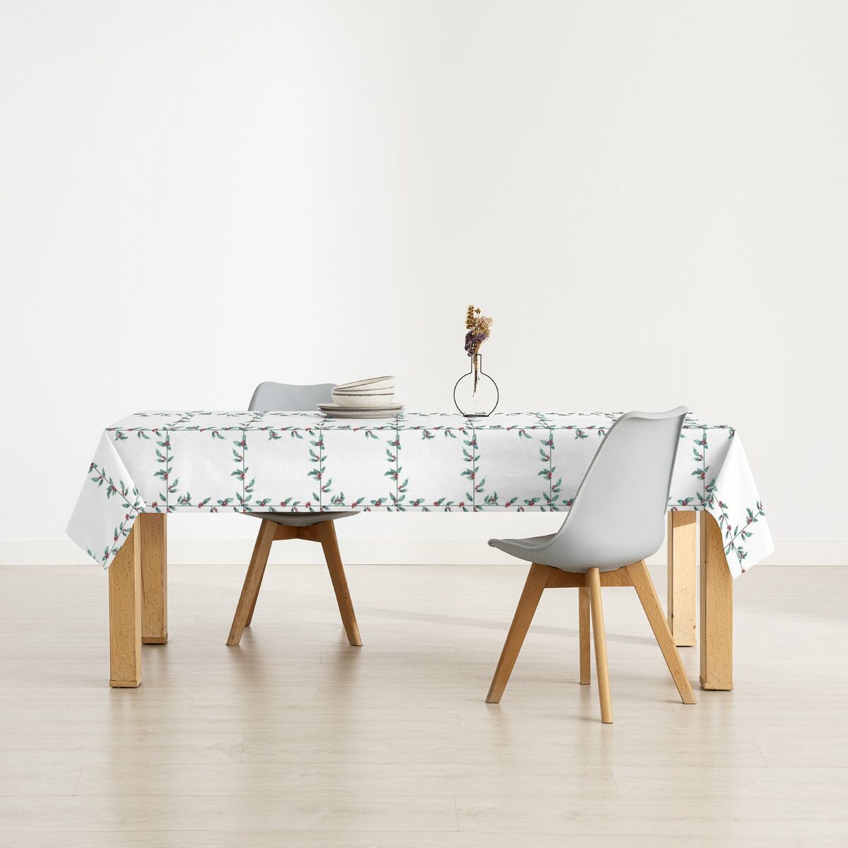 Belum White Christmas 100 x 140 cm stain resistant resin tablecloth-3