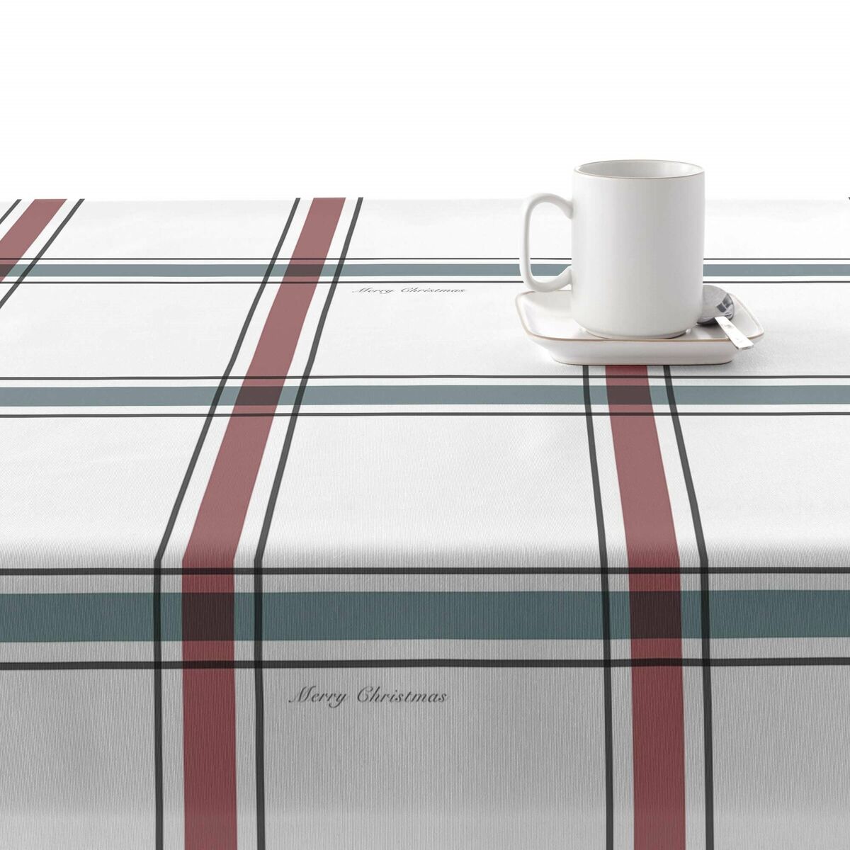 Belum Elegant Christmas 100 x 300 cm stain resistant resin tablecloth-3